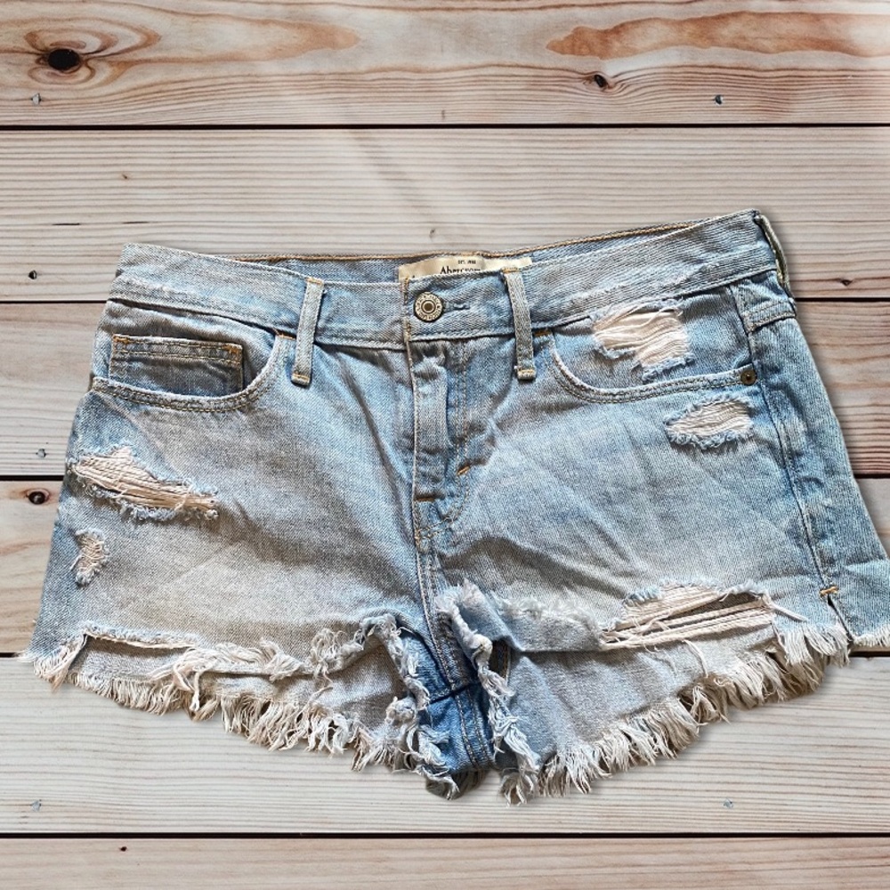 Abercrombie and fitch Light   Mini Shorts Sz 4/27